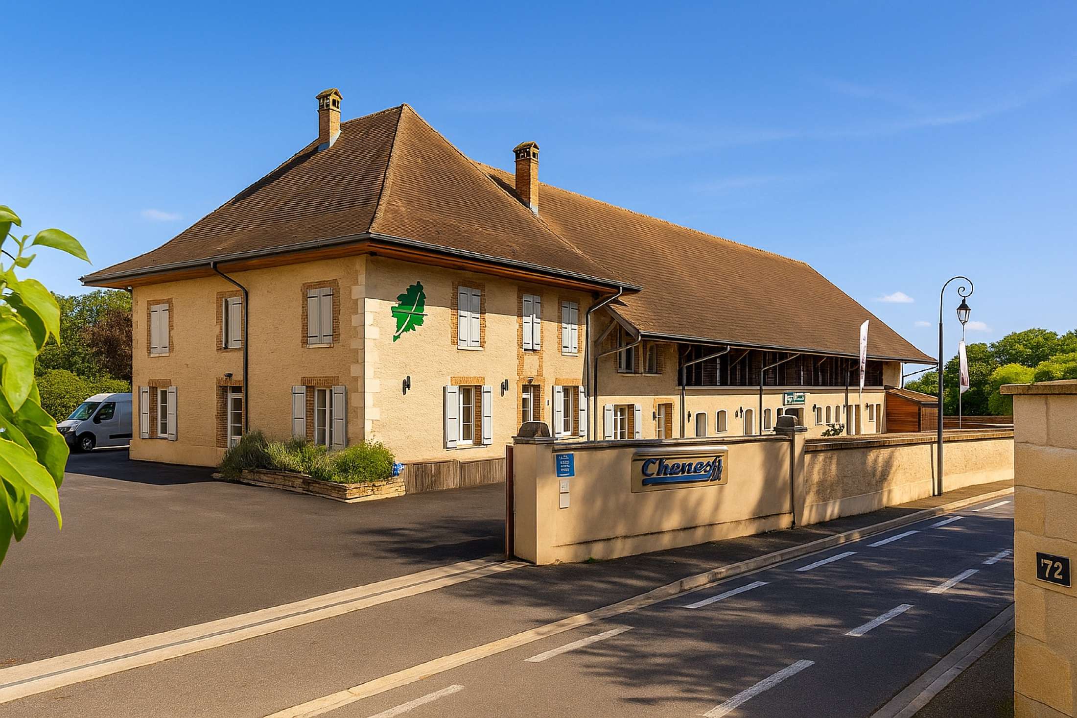 Collines de Bourgogne à l'aube