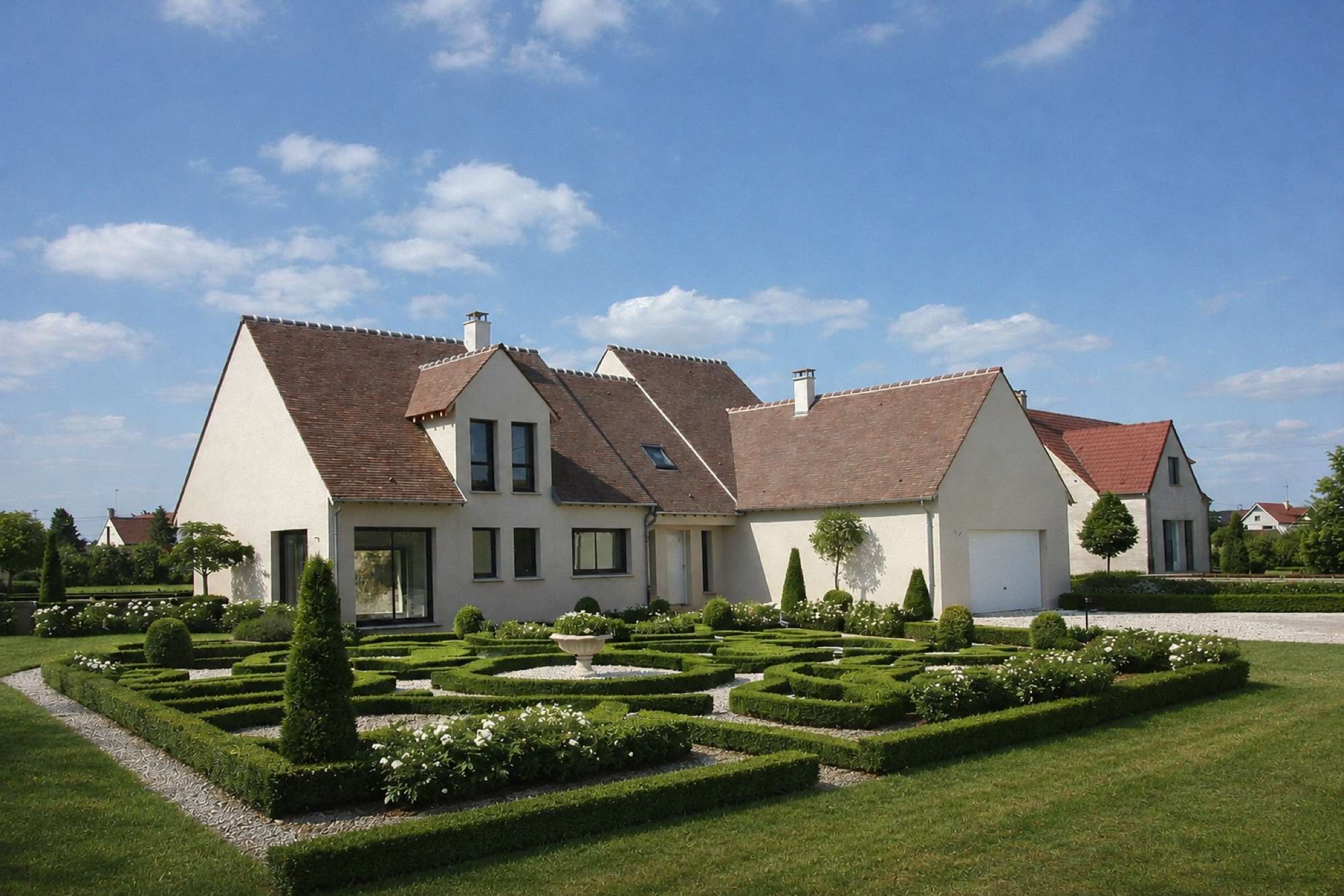Manoir de pierre rénové à l'heure dorée