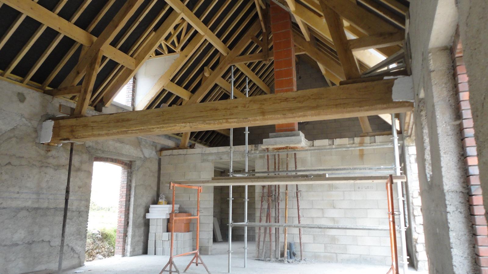 Chantier de construction Chênes Habitat — gros œuvre