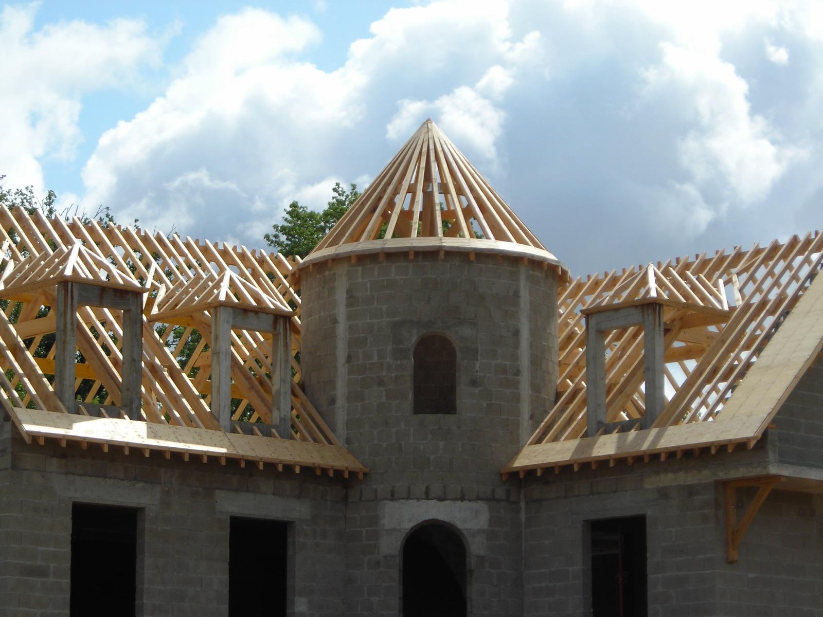 Chantier de construction Chênes Habitat — maçonnerie